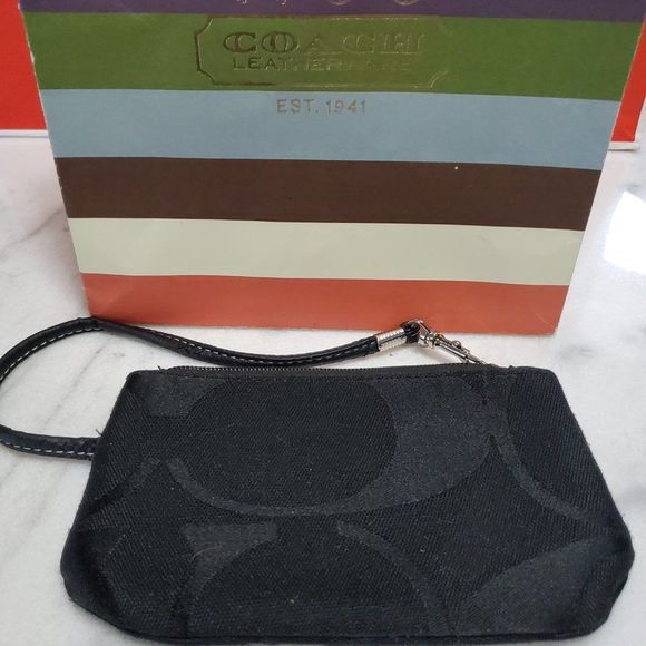 Coach Black Wristlet - Picture 3 of 5